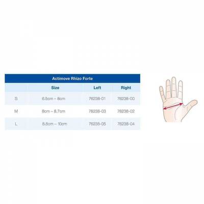 Actimove Rhzio Forte Açık Konfor Rijit Baş Parmak Desteği Sol - 2