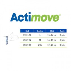 Actimove Wrist Stabilizer Coolmax El Bileği Ateli İki Elede Uyumlu - 3