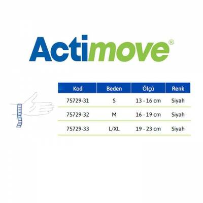 Actimove Wrist Stabilizer Coolmax El Bileği Ateli İki Elede Uyumlu - 3