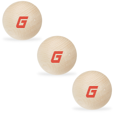 GGkd4 Ahşap Sopa Tekniği Topları ( Swedish Stick Handling Balls) - 1