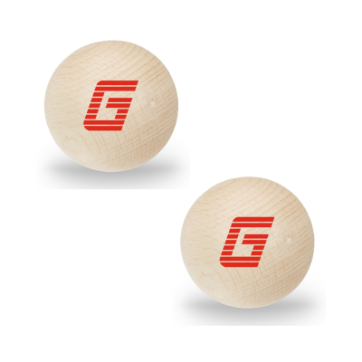 GGkd4 Ahşap Sopa Tekniği Topları - 6cm - 1