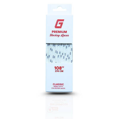 GGkd4 Premium Hockey Laces Classic 108